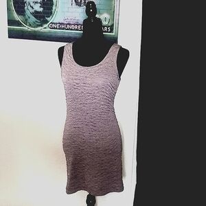 Forever 21 beige bodycon party dress